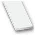 Profilé plat aluminium laqué blanc 25 x 2 mm 2 m CQFD