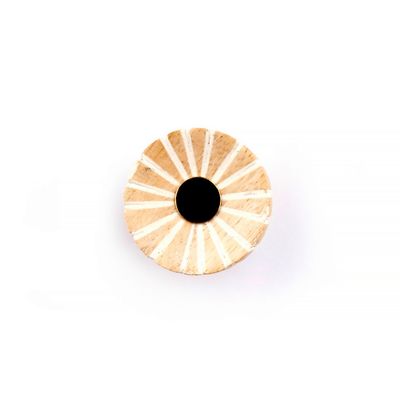 Bouton de meuble bois fleur diamètre 44 mm REI