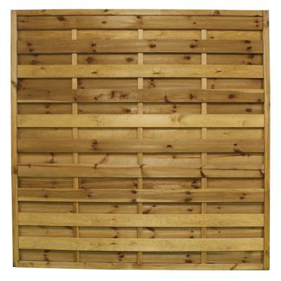 Panneau cadre droit pin brut traité autoclave - 45 x 1800 x 1800 mm - DEBARGE