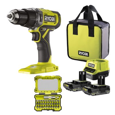 Perceuse-visseuse à percussion sans fil 18 V ONE+ RPD18-2C20SLA31 - RYOBI