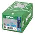 Vis inox tête fraisée T-star 6 x 100 mm par 100 SPAX