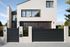 Portail coulissant aluminium ENZO l.4,00 x H.1,70 m gris  - PREFALU