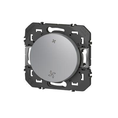 Interrupteur VMC 2 vitesses Aluminium - Dooxie LEGRAND