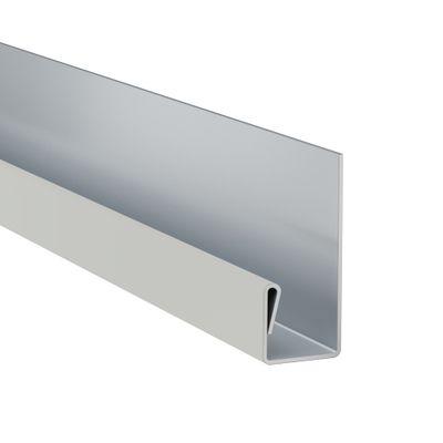 Profil de terminaison alu bardage Hardie Plank VL brume du matin - longueur 3000 mm - JAMES HARDIE