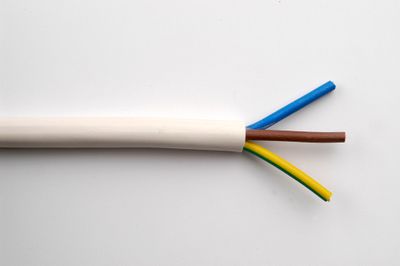 Câble électrique H05VV-F 3G1,5 mm² souple intérieur au mètre blanc - NEXANS