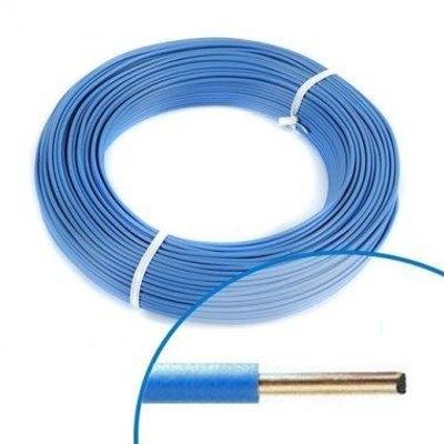 Fil électrique H07V-U 2,5 mm² rigide bleu 100 m