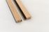 Profil de finition MDF 3D Latt pepper oak fond noir - Lot de 2 - 20 x 36/41 x 2600 mm - AJ TIMBER