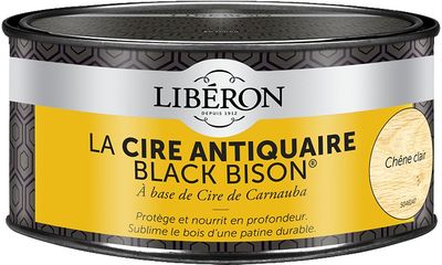Cire antiquaire en pâte "Black Bison" chêne clair 0,5 L - LIBERON