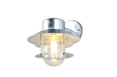 Applique extérieur descendante E27 IP44 10W Zinc - Ruvuma TRIO