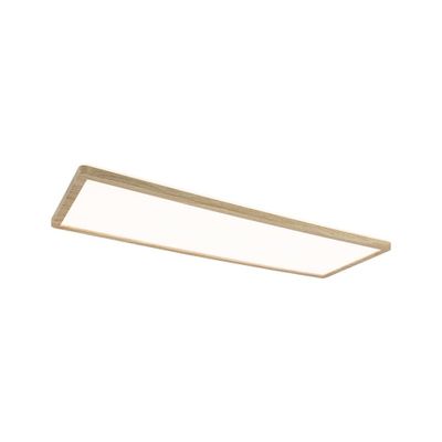 Plafonnier LED salle de bain IP44 2030 lumens lumière blanc variable 56x20cm Bois - Atria Shine PAULMANN
