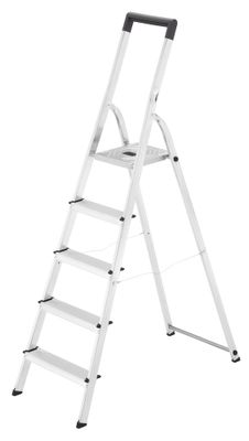 Escabeau 5 marches L40 aluminium - HAILO