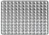 Tôle aluminium brut pointe de diamants 250 x 500 mm épaisseur 0,5 mm CQFD