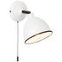 Spot mural en saillie orientable E14 28W métal blanc - Telio BRILLIANT