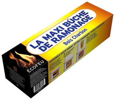 Bûche de ramonage grand format - ECOFEU