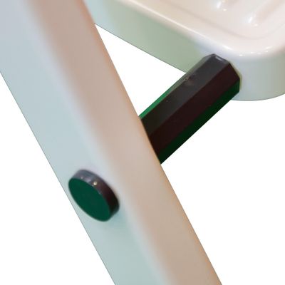 Marchepied acier 2 marches laqué blanc HAILO