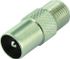 Adaptateur fiche "F" femelle/fiche 9,52 mm mâle SEDEA