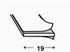 Mousse adhésive double face extérieur 19 mm x 6 m CQFD