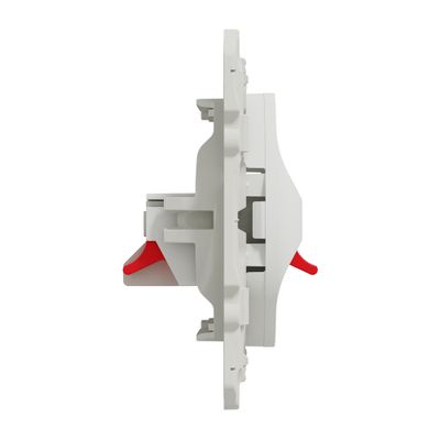 Prise haut-parleurs blanc - Odace 2011 SCHNEIDER ELECTRIC