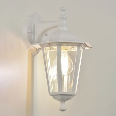 Applique extérieur descendante E27 Valence blanc IP44  60W - COREP