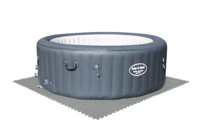 Tapis de sol puzzle gris pour piscine ép 3mm BESTWAY