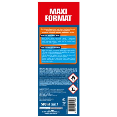 Insecticide spécial insectes volants (mouches, moustiques, taons) 500ml - K-PRO