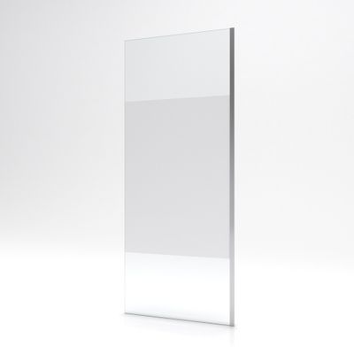 Paroi de douche à l'italienne 80x200 cm profilé chrome verre dépoli 8 mm Parma - AURLANE