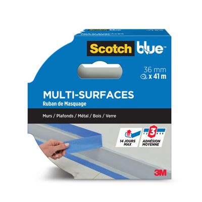 Ruban de masquage multi surface 41 m x 36 mmm SCOTCH