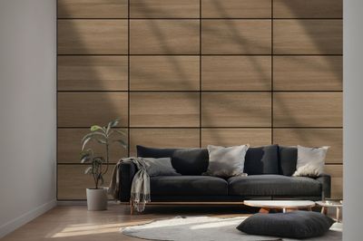 Panneau acoustique mural chêne foncé - 8 x 400 x 800 mm - BRICOUS