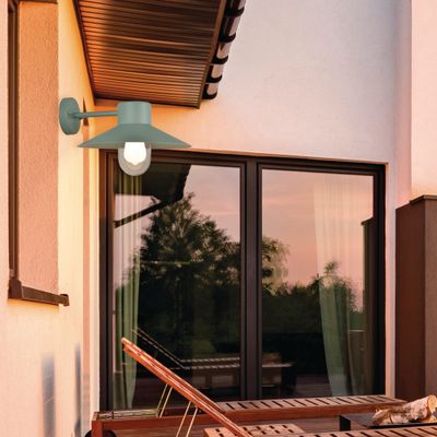 Applique extérieur E27 River vert sauge IP44 25W - COREP