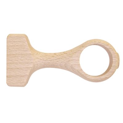 Support à oeil en bois diam 28 mm Finition Bois brut - MOBOIS