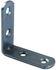 Equerre de chaise bouts ronds acier zingué 40 x 40 mm