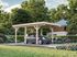 Carport toit plat en bois Karl - 1 voiture - 18,4 m² hors-tout - Livraison à domicile incluse - PALMAKO