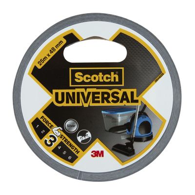 Ruban adhésif de réparation toile Universal gris 50 m x 48 mm - SCOTCH