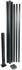 Poteau de clôture P-MEX gris anthracite H 0,95  m - Kit complet prêt à poser - MOREY