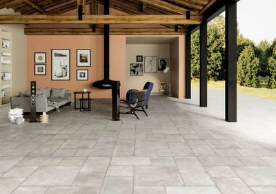 Plinthe carrelage de sol intérieur beige MARINA 8 x 50 cm