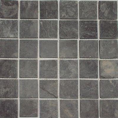 Mosaïque quartz noir sur plaque 30,5 x 30,5 cm