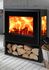 Poêle à bois sur bucher 5,9 kW JAVA trivision 7 étoiles flammes vertes - PANADERO