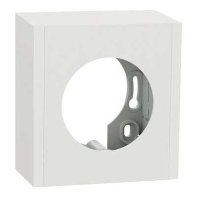 Boîte support pour montage en saillie Odace 2025 40 mm blanc - SCHNEIDER ELECTRIC