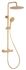 Colonne de douche 3 jets thermostatique gold Paloma EUROSANIT