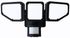 Projecteur extérieur LED solaire + détecteur de mouvements Drift noir IP44 1000 lumens blanc neutre - ARLUX