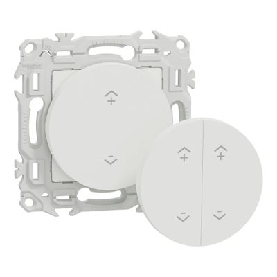 Interrupteur centralisé sans fils connecté 2 ou 4 boutons Wiser Odace 2025 blanc - SCHNEIDER ELECTRIC