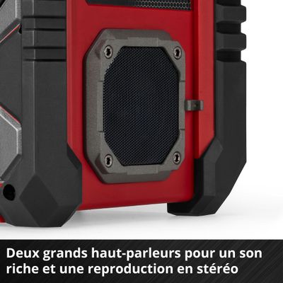 Radio PXC sans fil TE-CR 18 Li avec chargeur et batterie 2,5 Ah - EINHELL