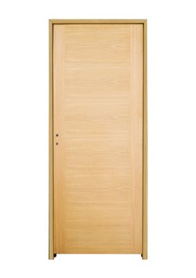 Bloc-porte postformé fin de chantier décor plaqué chêne EQUINOXE H.204 x l.93 cm poussant gauche SMIS