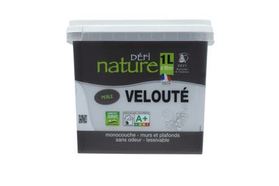 Peinture naturelle murale Perle velours 1 L - DEFI NATURE
