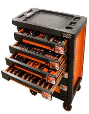 Servante équipée de 144 outils FISCHER DAREX