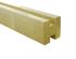 Poteau bois intermédiaire pin traité autoclave classe 4 vert rainuré - 90 x 90 x 2400 mm - DEBARGE