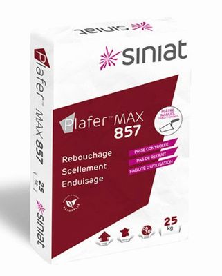Plâtre 857 plafer 25kg - SINIAT