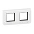 Plaque de finition 2 x 2 modules horizontale Blanc - Mosaic LEGRAND
