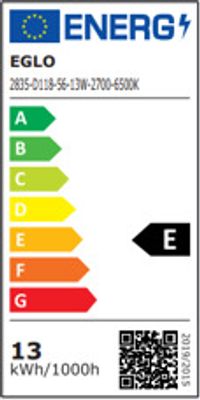 Ventilateur de plafond silencieux avec lumière LED + télécommande Blanc Ø52cm - Clovelly EGLO