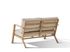 Salon de jardin IBIZA aluminium beige 4 places - BOCARNEA